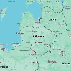 Geopolitics matters: the Suwałki Corridor is a 65km long strip of land around the border between Lithuania and Poland. It is of strategic importance for NATO, because if Belarus and Kaliningrad (Russian Federation) took control of it, they would cut off the connection from Poland to the Baltic Republics and Finland.