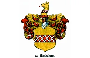 Landsberg is a German noble family originating from the Westphalia (modern day Germany), whose members settled in Courland (modern day Kurzeme, Latvia) and later in Lithuania and Poland. Around the 12th Century, they reached administrative and political roles in the Holy Roman Empire.
