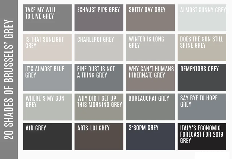 20 shades of Brussels, the proof of a sadomasochistic relation between You and the City
